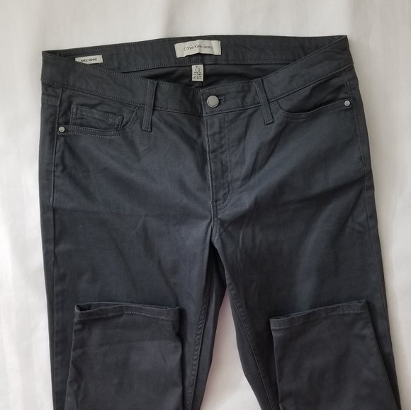 Calvin Klein Jeans Denim - Calvin Klein Jeans women ankle skinny gray jeans